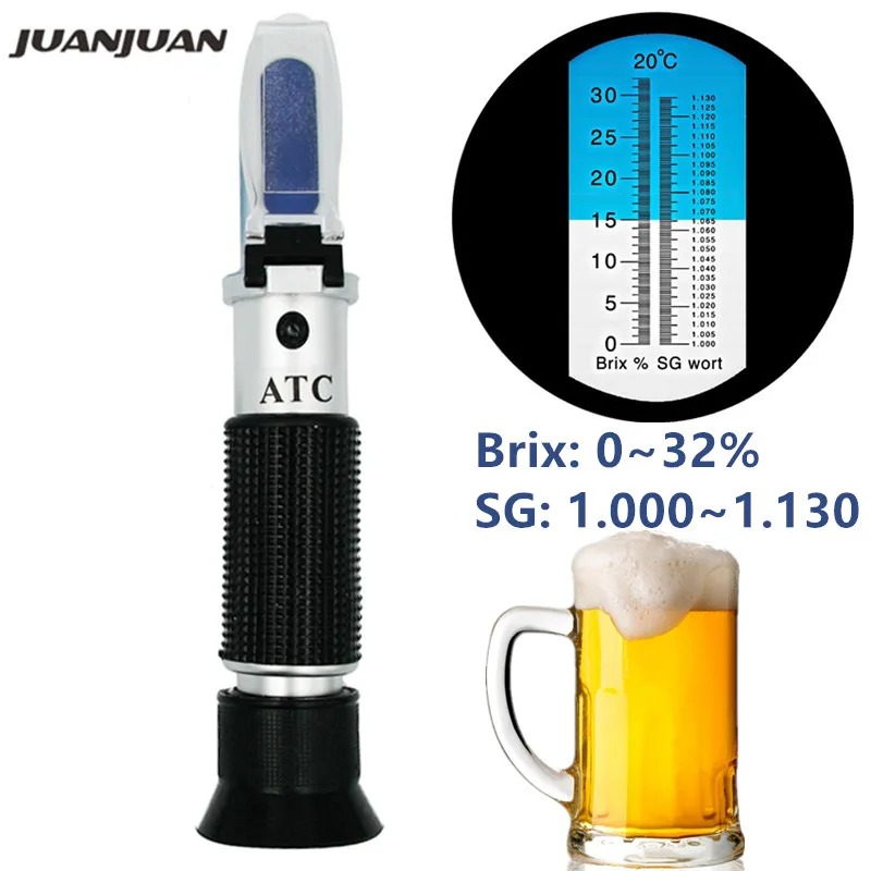 Beer Wort Refractometer 0-32%  - Marine Aquarium Refractometer review and price