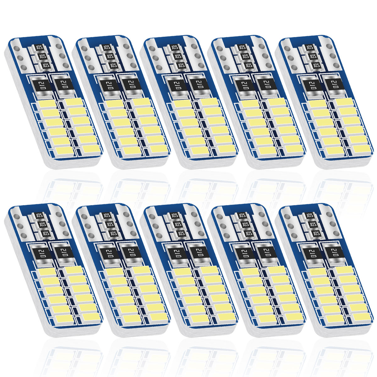 2/6/10/20PCS T10 W5W LED Car I - Actinic Blue Led review and price