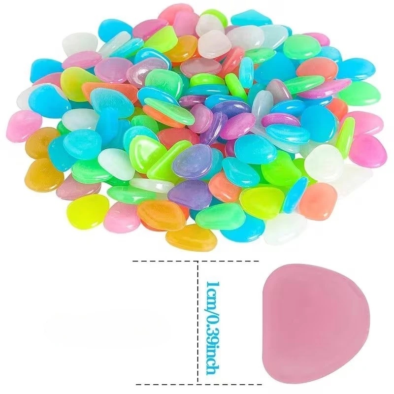 50-200pcs Glow in The Dark Peb - Aquarium Marine Stone review and price