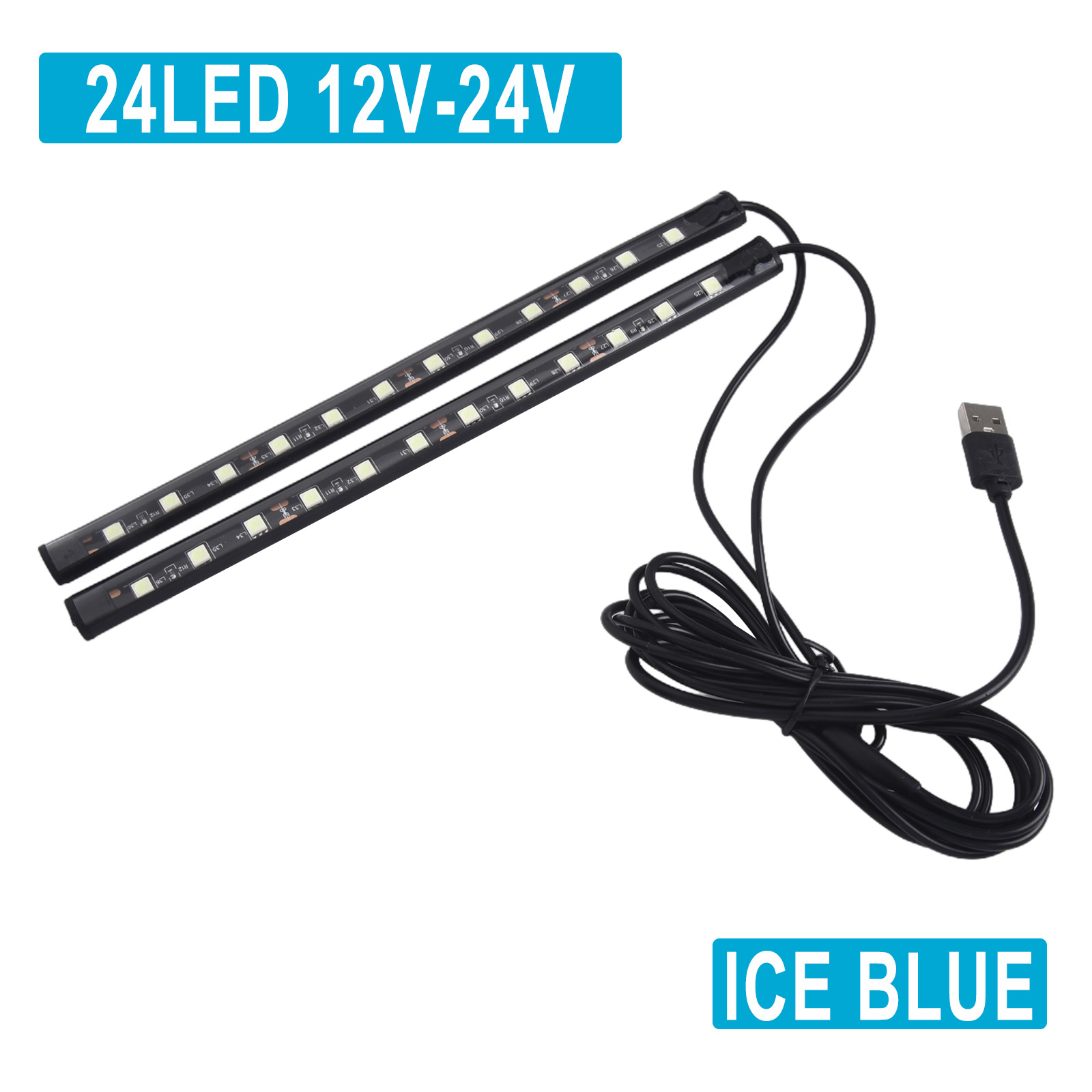 1.3 M Car LED Foot Light Strip - Actinic Blue Led review and price