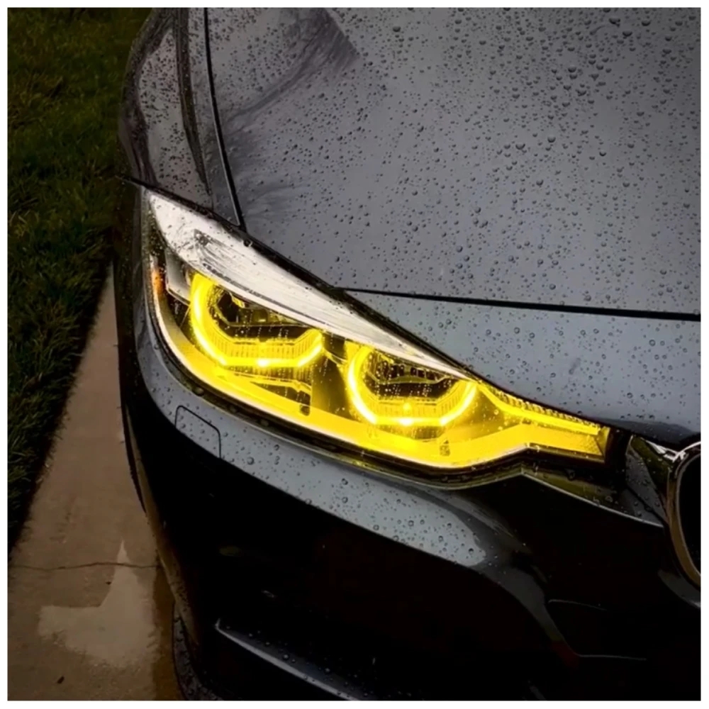 Yellow DRL Angel Eye LED Board - Actinic Blue Led review and price